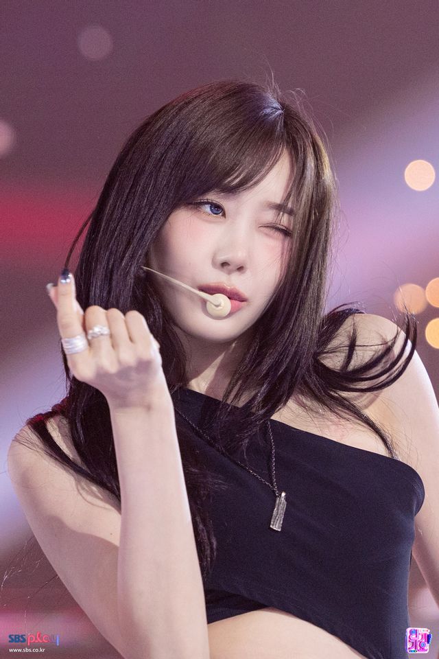 SBS 인기가요 에스파 지젤