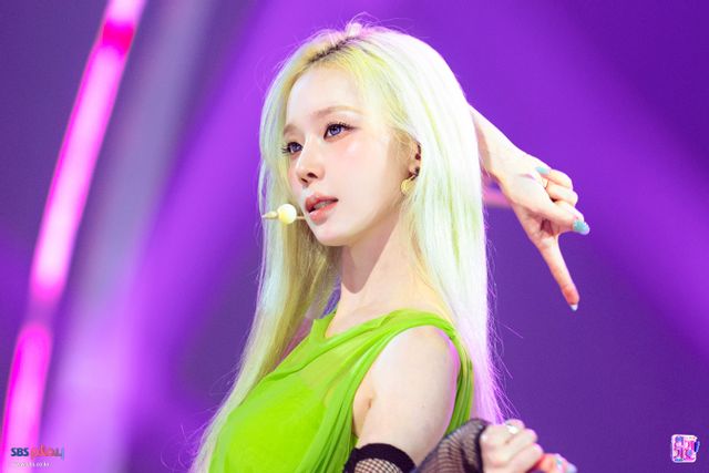 인기가요 에스파 현장포토