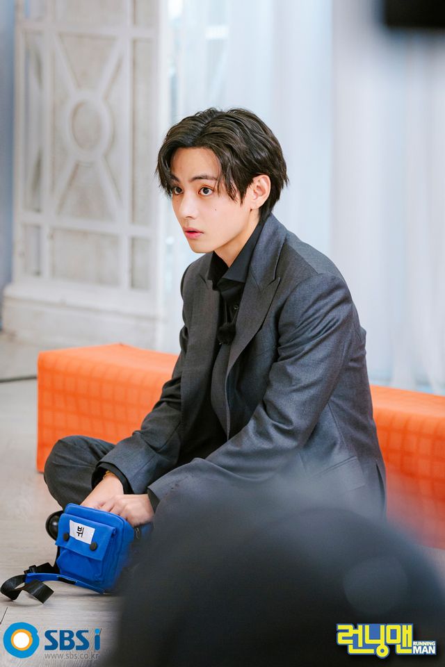 SBSI, 런닝맨, 런닝맨 촬영중인 뷔의 모습