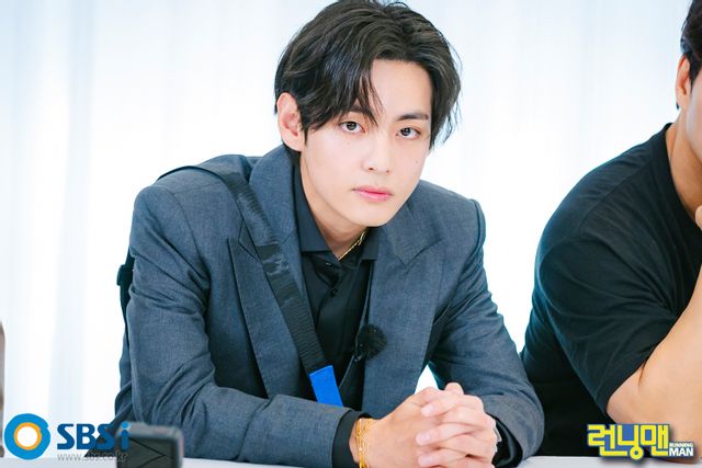 SBSI, 런닝맨, 런닝맨 촬영중인 뷔의 모습