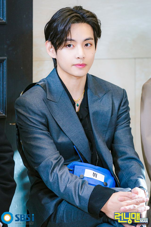 SBSI,런닝맨, 런닝맨 촬영중인 뷔의 모습